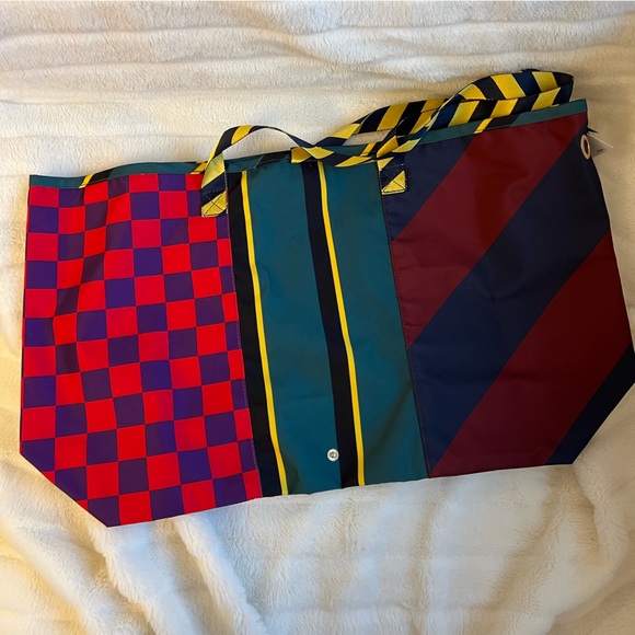 Rowing Blazers Tote Bag Target Exclusive Collab Rugby Stripe NWT - Picture 2 of 2